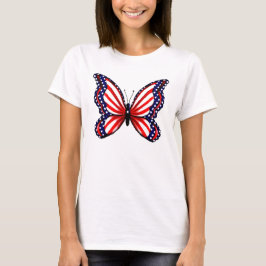 T-shirts Borboleta patriótica