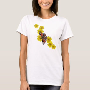 T-shirts Borboleta & T amarelo das flores