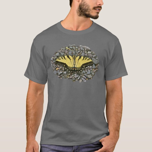 T-shirts Borboleta Tiger Swallowtail Cada Dia é um Presente (Frente)