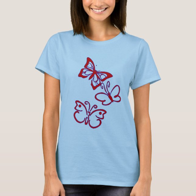 T-shirts Borboletas (Frente)