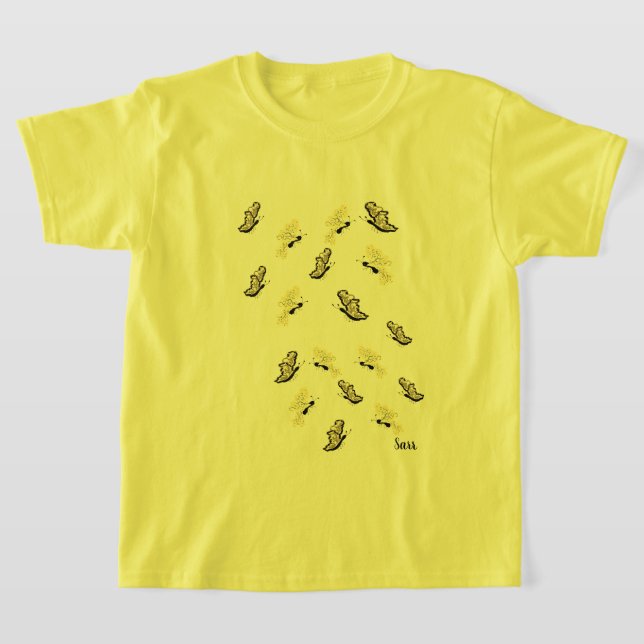 T-shirts : Borboletas (Postura )