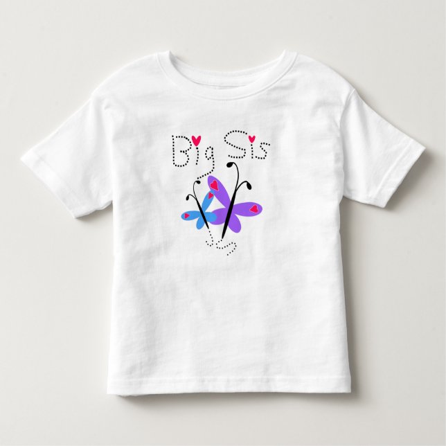 T-shirts Borboletas Big Sis (Frente)