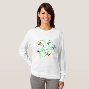 T-shirts Borboletas coloridas