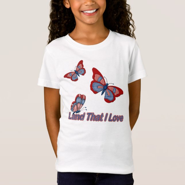 T-shirts Borboletas Patriotas (Frente)