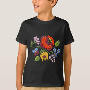 T-shirts Bordado de Kalocsa - arte popular húngara