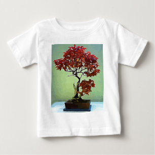 T-shirts Bordo japonês