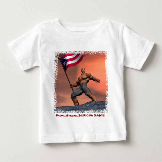T-shirts Boricua orgulhosa! (Frente)