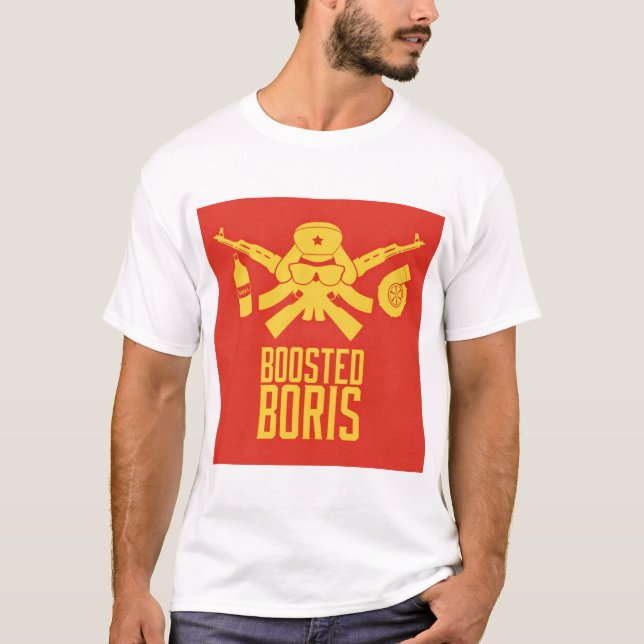 T-shirts Boris impulsionado (Frente)