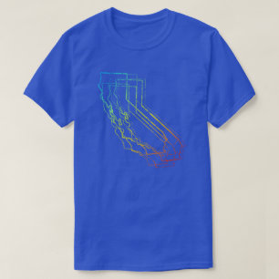 T-shirts borrão do frio de Califórnia