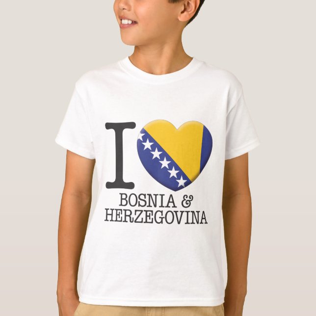 T-shirts Bósnia & Herzegovina (Frente)
