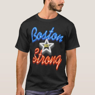 T-shirts Boston forte e incandescência