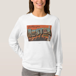 T-shirts Boston, Massachusetts - Letra Scenes Grandes