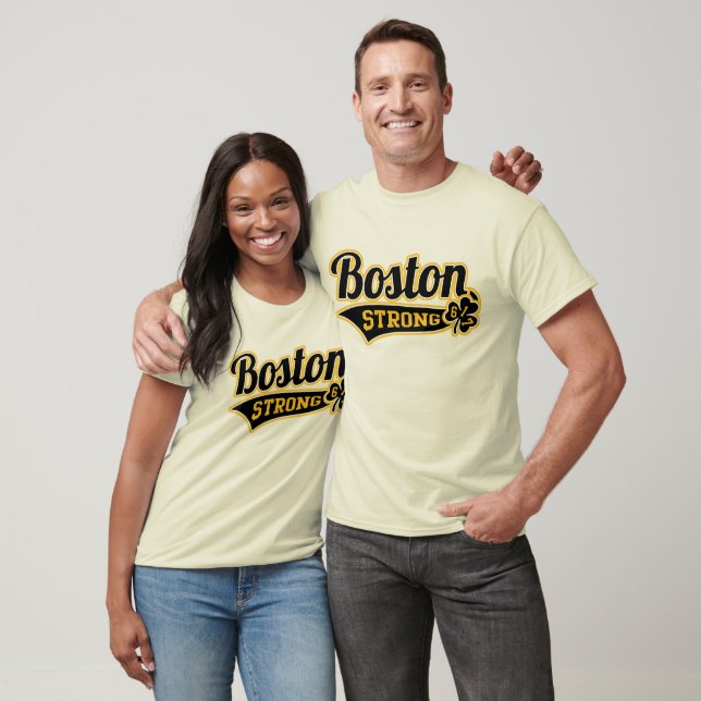 T-shirts Boston Strong Ballpark Shamrock (Unissex)