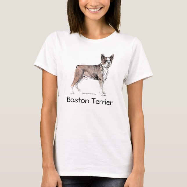 T-shirts Boston Terrier (Frente)