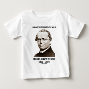 T-shirts Botânico que mudou o mundo Gregor Mendel