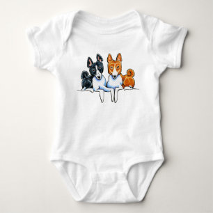 T-shirts Botões de Basenji