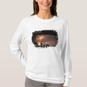 T-shirts Botswana, Reserva de Caça Moremi, Relâmpagos enche
