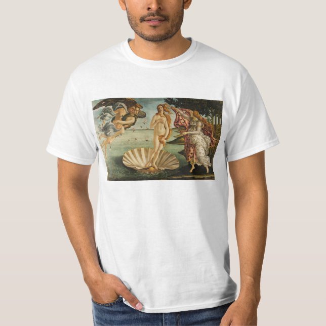 T-shirts Botticelli o nascimento de Venus (Frente)