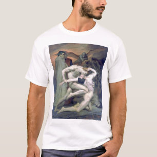 T-shirts Bouguereau - Dante et Virgile au Enfers