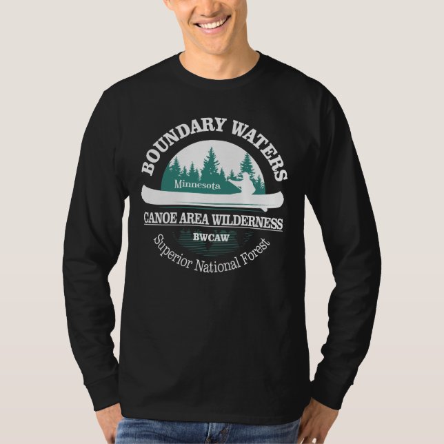 T-shirts Boundary Waters Canoe Trail Wilderness (Frente)