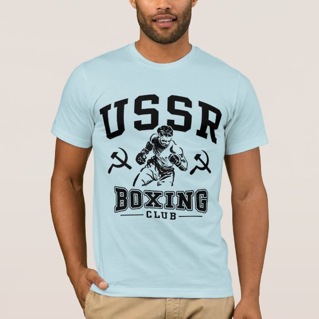 T-shirts Boxing USSR (Frente)