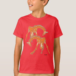 T-SHIRTS BOY'S OU QUALQUER PESSOA : GIRAFFFES