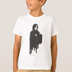 T-shirts Braços de Snape Severos Cruzados B-W