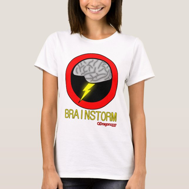 T-shirts Brainstorm - mulheres brancas (Frente)