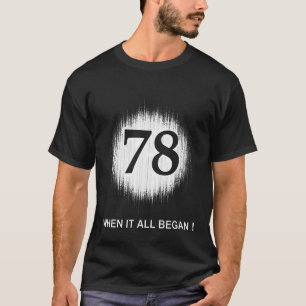 T-SHIRTS BRANCO DAS DATAS DE NASCIMENTO 78