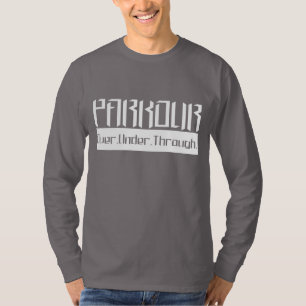 T-shirts Branco de Parkour O.U.T