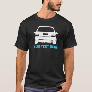 T-shirts Branco de Saxo + seu texto