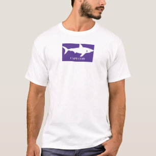 T-shirts branco do bacalhau de cabo