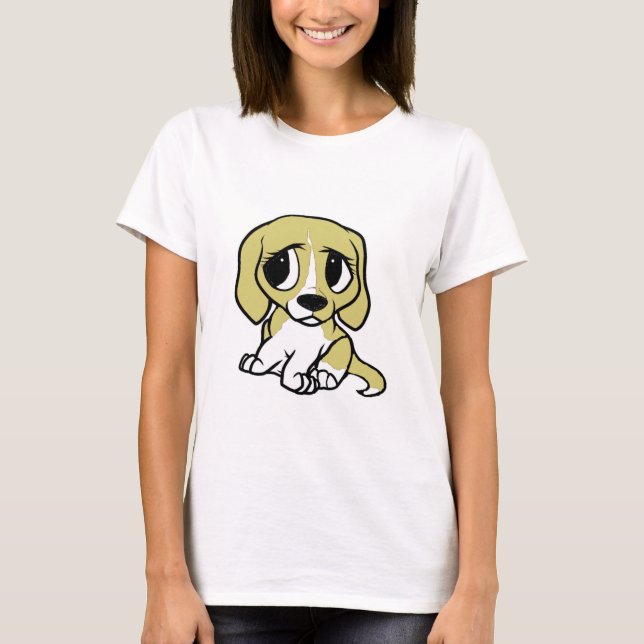 T-shirts branco-limão-de-bico (Frente)
