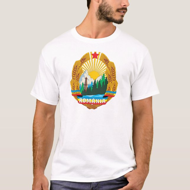T-shirts Brasão 1965 de Romania (Frente)