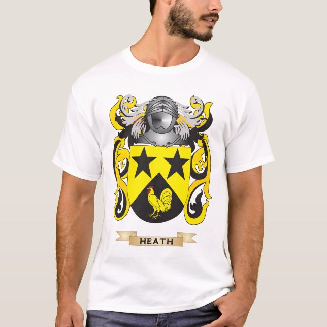 T-shirts Brasão da charneca (crista da família) (Frente)