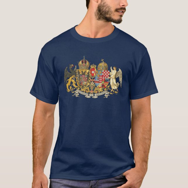 T-shirts Brasão de armas da Áustria-Hungria (Frente)