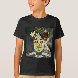 T-shirts Brasão de armas estilizado de Barbados