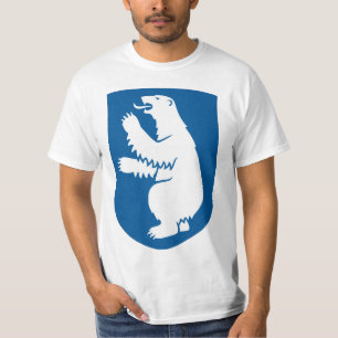 T-shirts Brasão de Armas Real Dinamarquês Antigo da Groenlâ