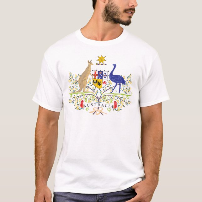 T-shirts Brasão de Austrália (Frente)