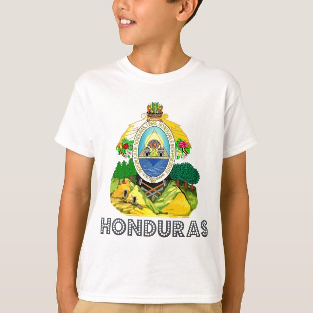 T-shirts Brasão de Honduras (Frente)
