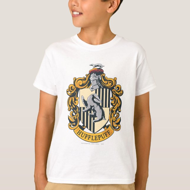 T-shirts Brasão de Hufflepuff (Frente)