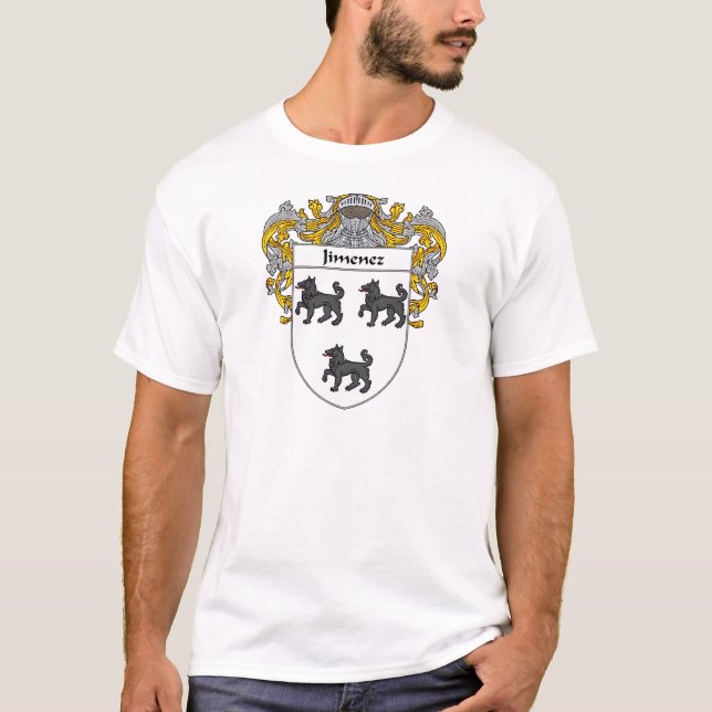 T-shirts Brasão de Jiménez (envolvida) (Frente)