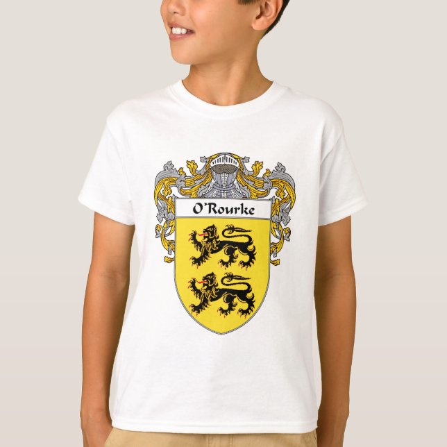 T-shirts Brasão de O'Rourke (envolvida) (Frente)