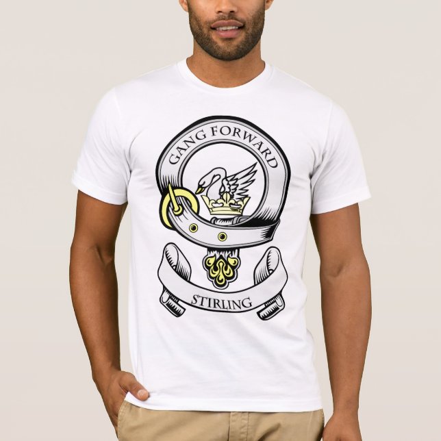 T-shirts Brasão de STIRLING (Frente)