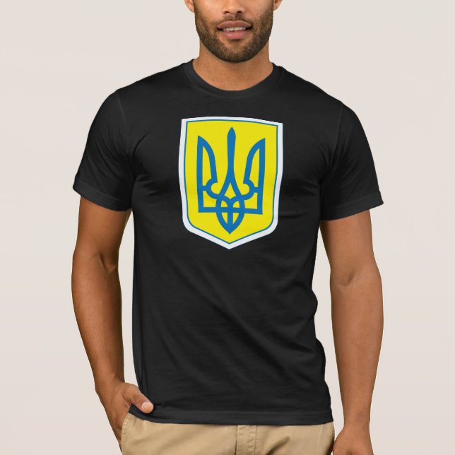 T-shirts Brasão de Ucrânia (Frente)