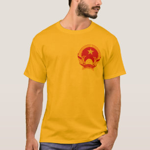 T-SHIRTS BRASÃO DE VIETNAM. SÍMBOLO DE VIET