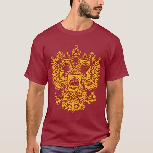 T-shirts Brasão do russo (Frente)