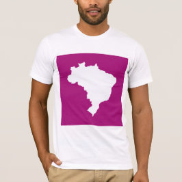 T-shirts Brasil festivo roxo em Emporio Moffa