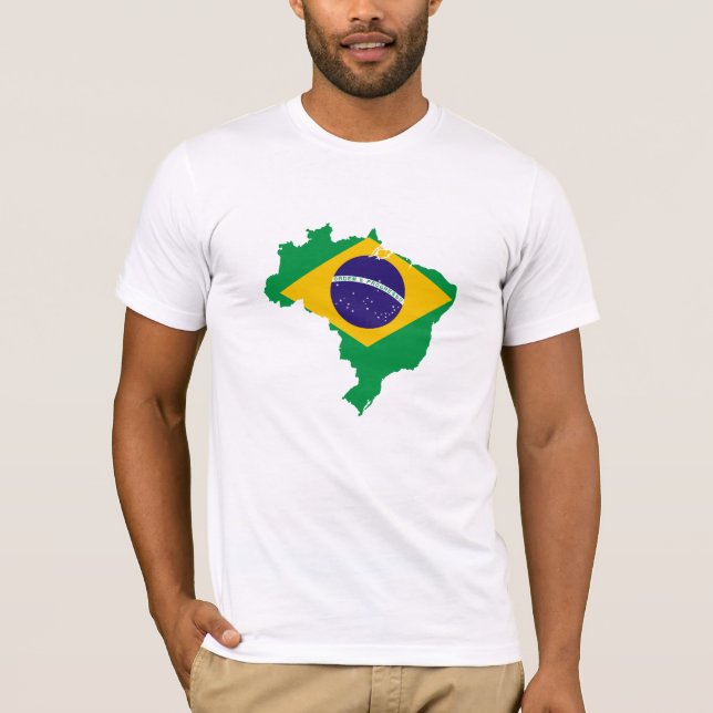 T-shirts Brasil para homens (Frente)