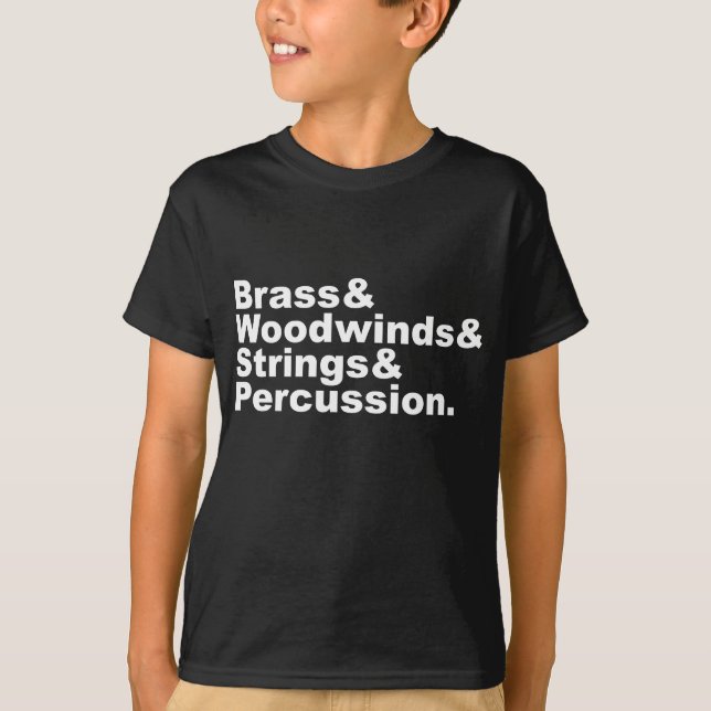 T-shirts Brass & Woodwinds & Strings & Percussion Orchestra (Frente)